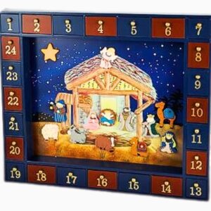 Wooden advent calendar